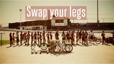 Encino Velodrome 'Swap Your Legs' Race