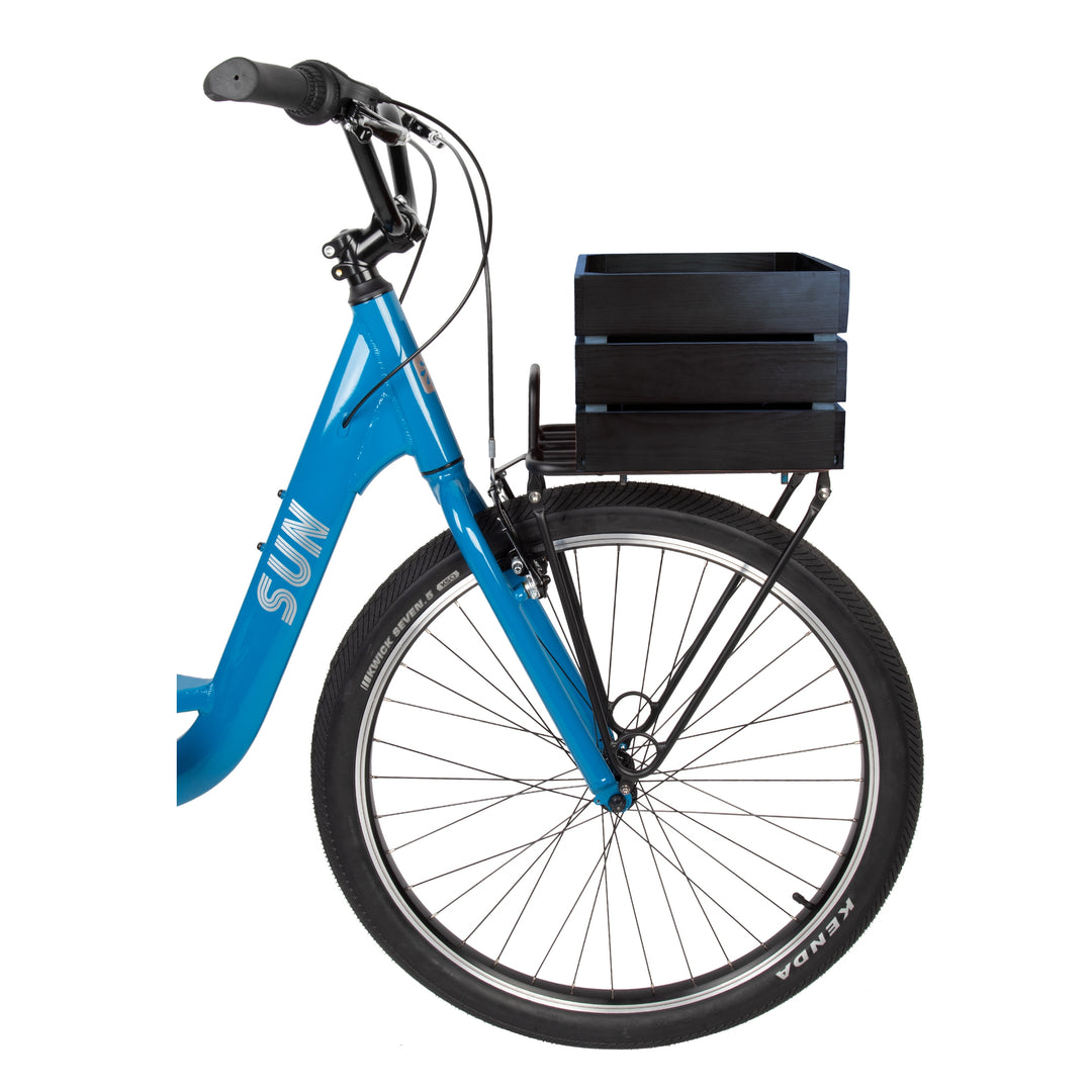 urban proof bike crate Pure Cycles Wooden City Crate
