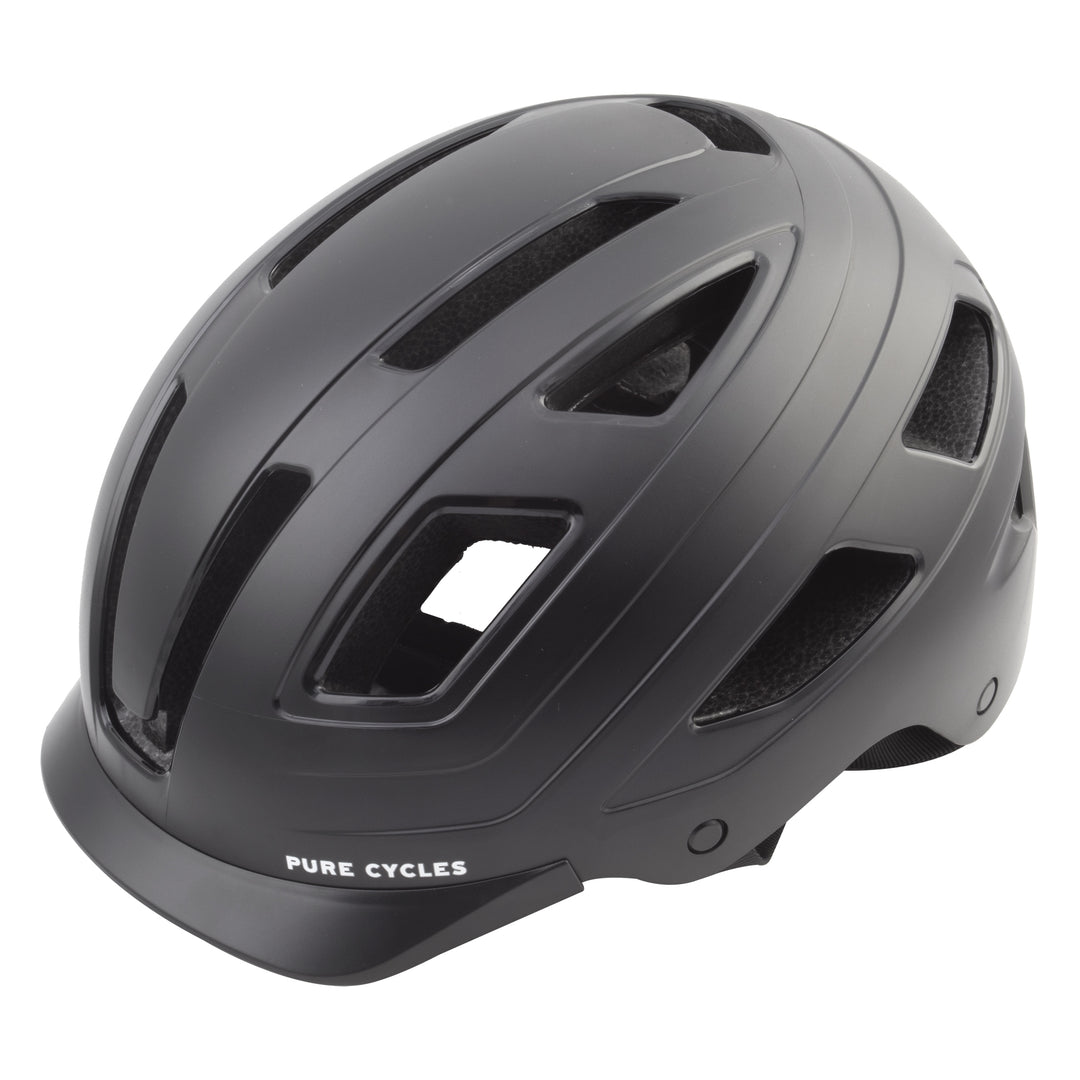 bike helmet urban Electric with LED Rear Light Black The Hudson is meticulously designed to keep you comfortable with 13 strategically placed vents for optimal airflow. Helmet Pure Urban-Lite Speed/M Bk